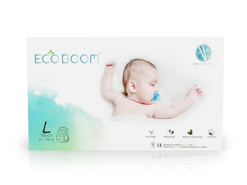 ECO BOOM Bamboo Training Baby Diaper Pants Biodegradable Size L