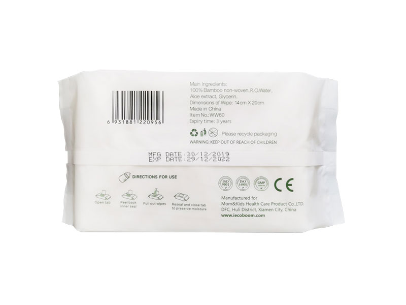 ECO BOOM organic flushable baby wipes for business-2