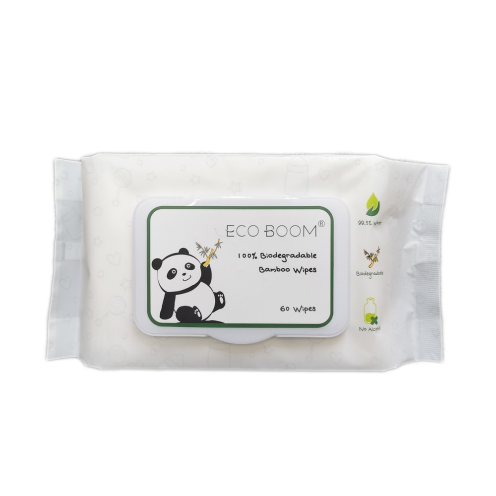 ECO BOOM Bamboo Baby Cleaning Wipes Biodegradable Baby Wipes