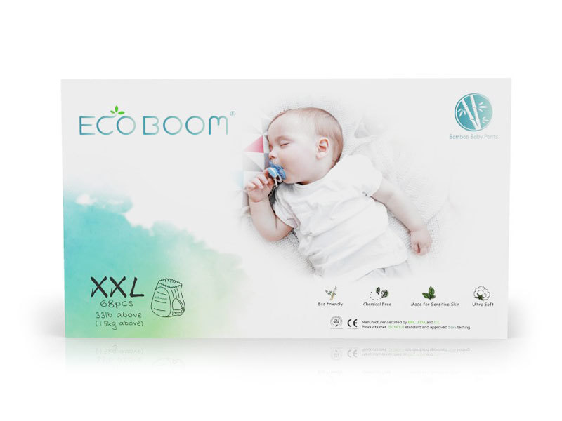 ECO BOOM Bamboo Baby Best Diaper Pants For Baby Size XXL