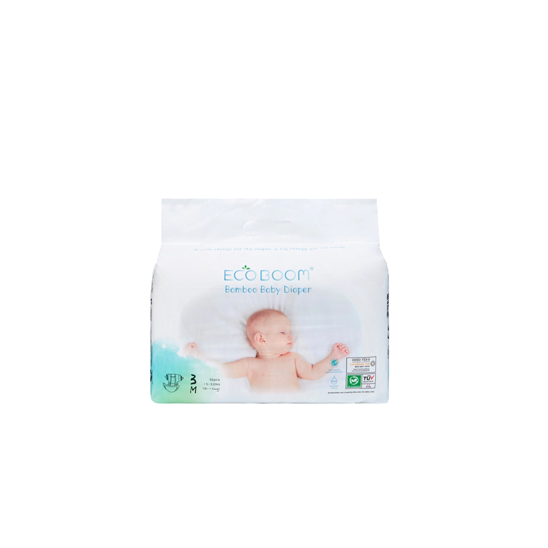 ECO BOOM Baby Diaper Small Pack Soft Hypoallergenic Size M