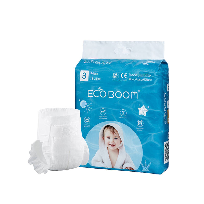 ECO BOOM OEM organic biodegradable disposable diapers factory-2
