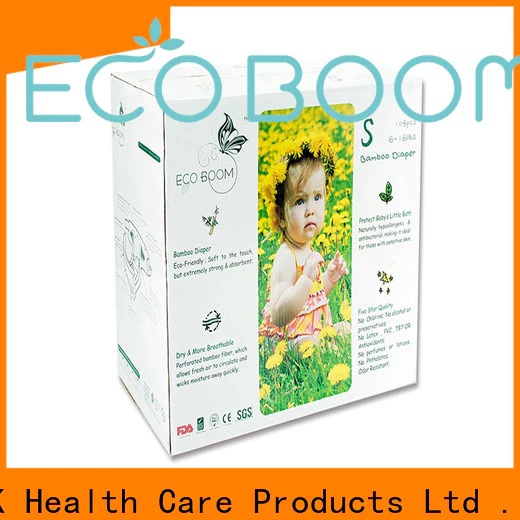 ECO BOOM organic biodegradable diapers company