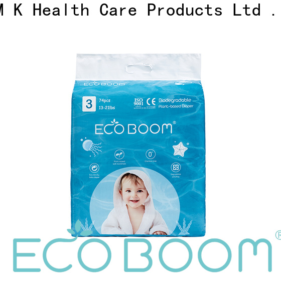 ECO BOOM newborn biodegradable diapers supply