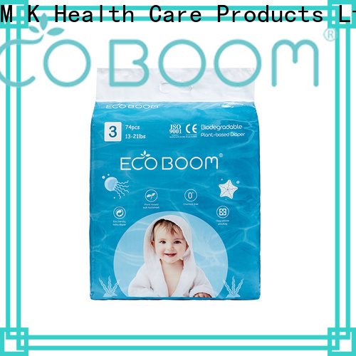 ECO BOOM Bulk Purchase organic baby diapers manufacturers