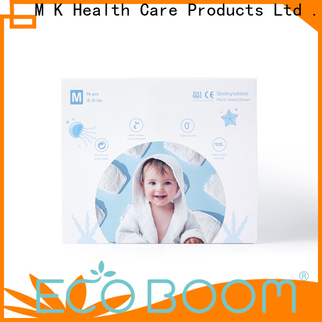 ECO BOOM Ecoboom best biodegradable diapers factory