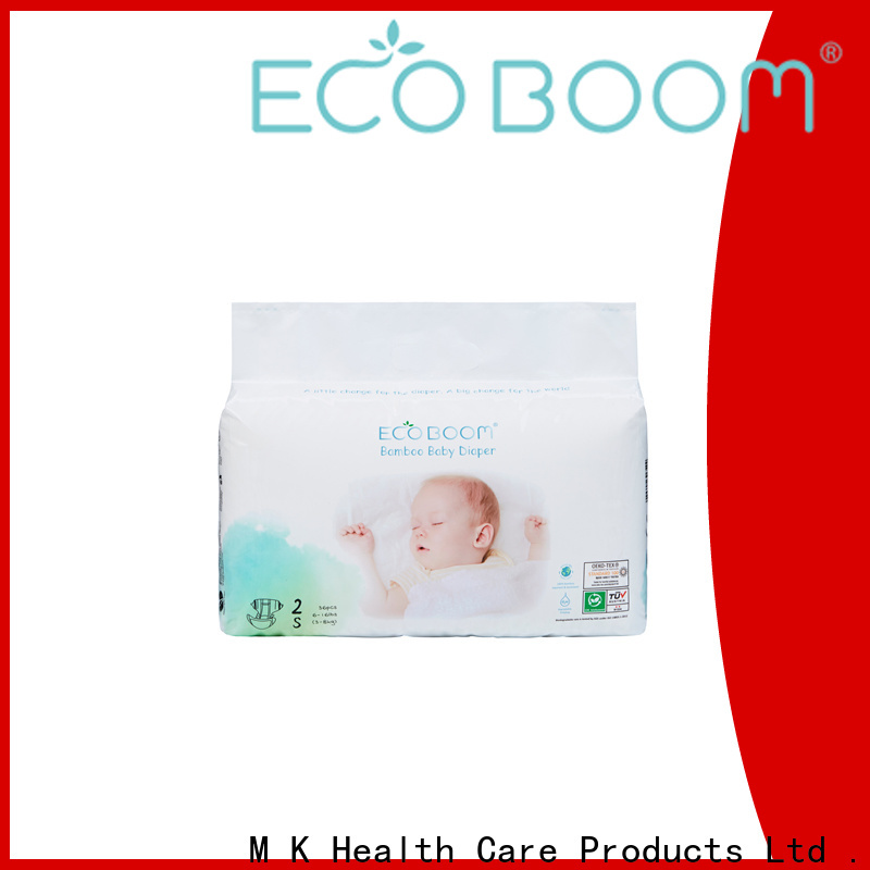 ECO BOOM bamboo biodegradable diapers company