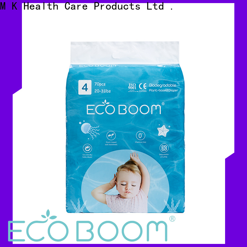 ECO BOOM Ecoboom organic biodegradable diapers distributors