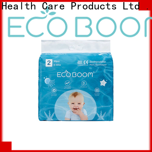 ECO BOOM organic biodegradable disposable diapers manufacturers