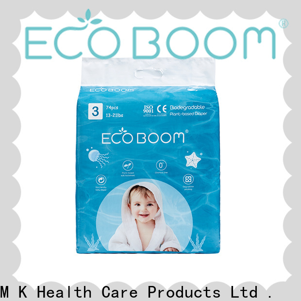 ECO BOOM OEM organic biodegradable disposable diapers factory