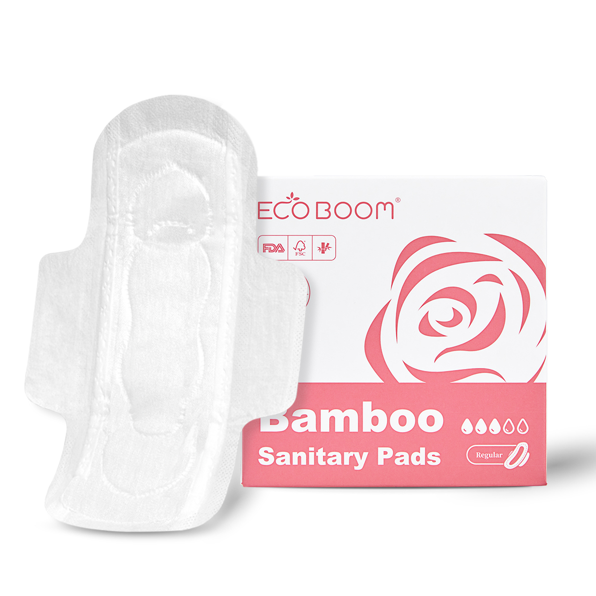 ECO BOOM bamboo disposable sanitary pads distribution-2