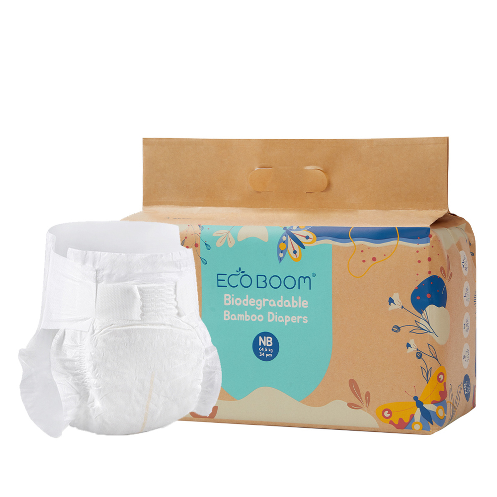 ECO BOOM New Bamboo Diaper Small Pack