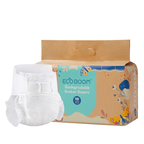 ECO BOOM New Bamboo Biodegradable Baby Diaper Factory