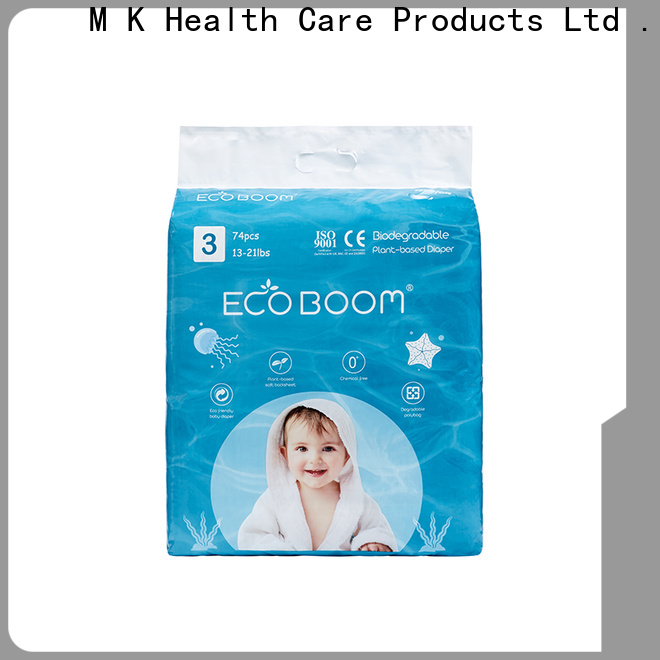ECO BOOM Wholesale bamboo nature diapers manufacturers