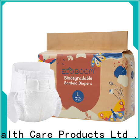 ECO BOOM Custom biodegradable disposable diapers distribution