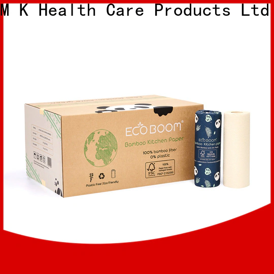 ECO BOOM OEM bamboo kitchen towel roll factory