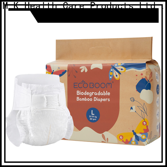 ECO BOOM organic disposable diapers distribution