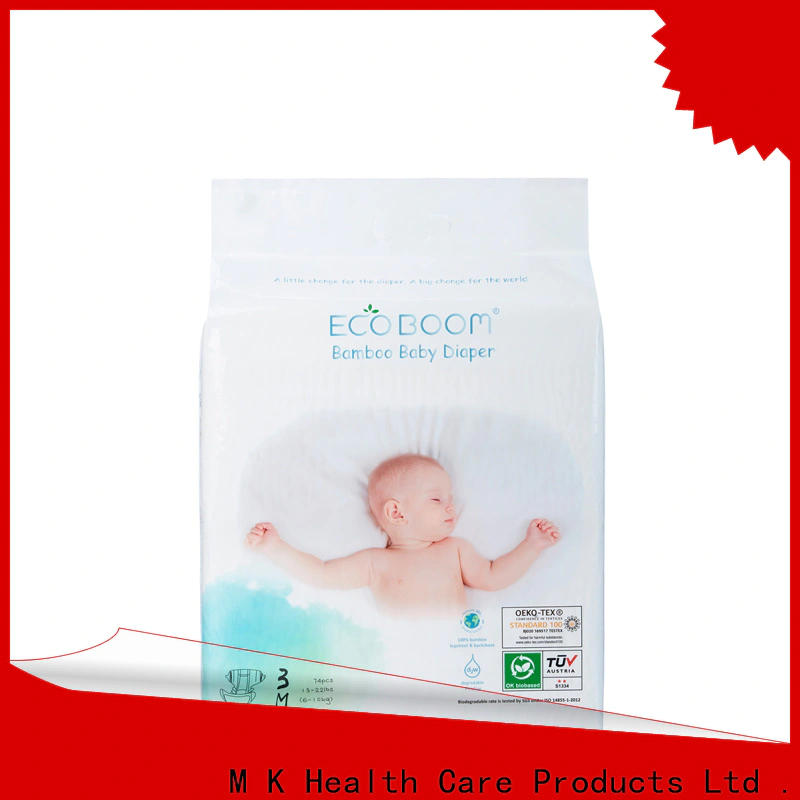 ECO BOOM Wholesale organic bamboo diapers distribution