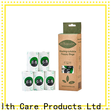 Custom compostable diaper bags distributors