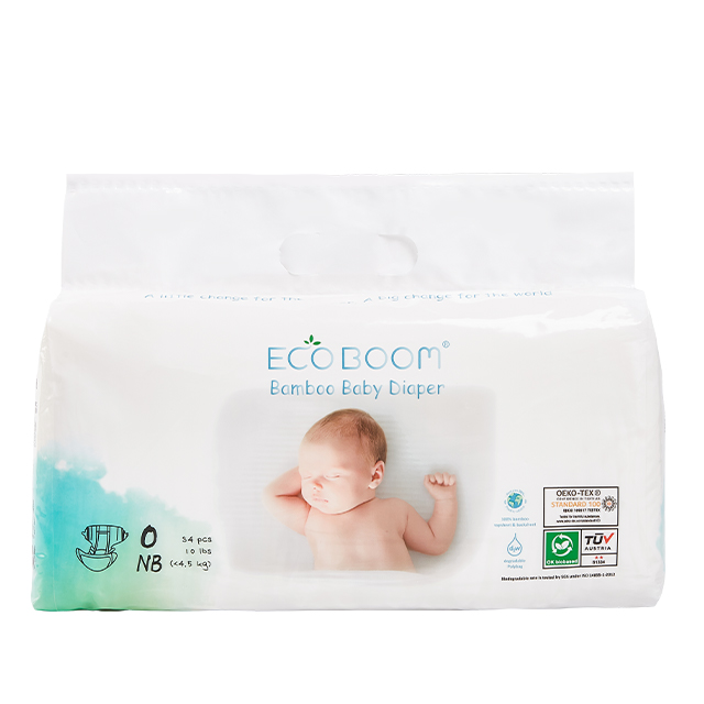 Persona enferma recinto blusa Paquete pequeño de pañales desechables para bebés ECO BOOm en bolsa de  plástico S