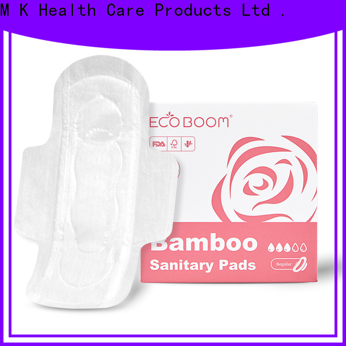 Ecoboom bamboo charcoal sanitary pads factory