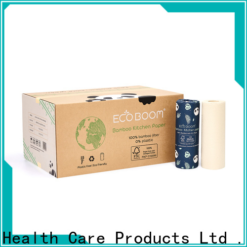 ECO BOOM bamboo unpaper towels distributor