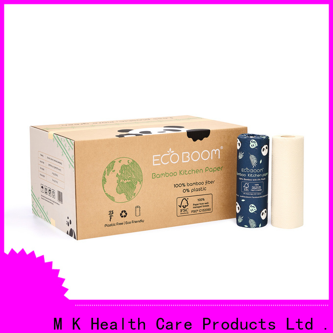 ECO BOOM Custom bamboo unpaper towels wholesale distributors