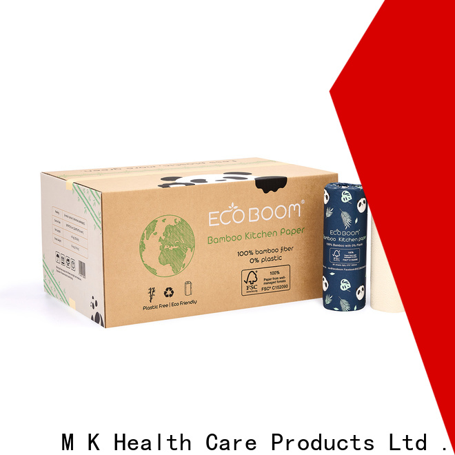ECO BOOM bamboo paper hand towels supply
