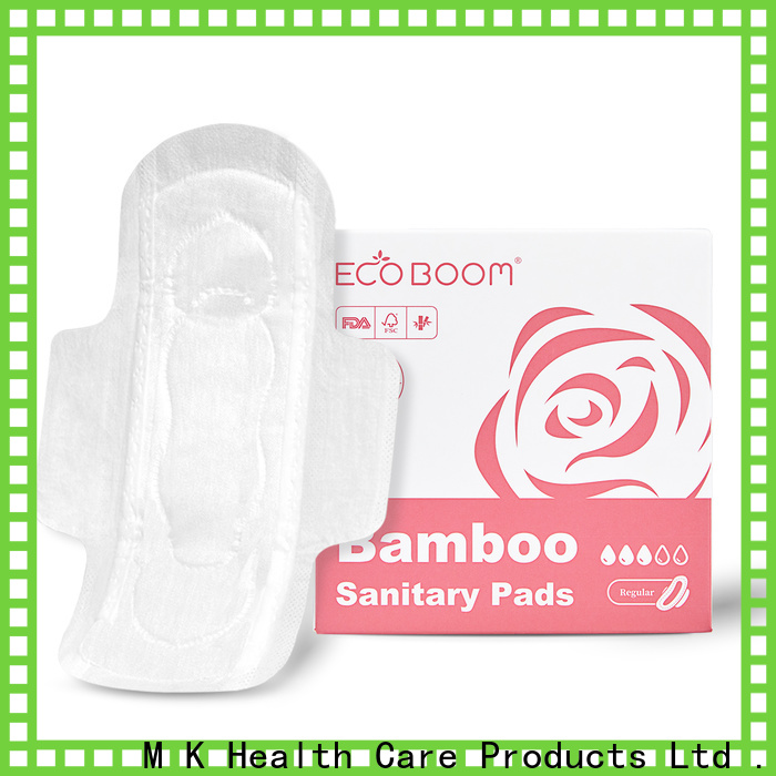 Custom bamboo charcoal menstrual pads distributor ECO BOOM