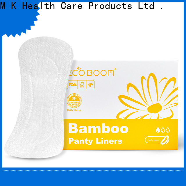 Custom bamboo fibre sanitary pads distribution ECO BOOM