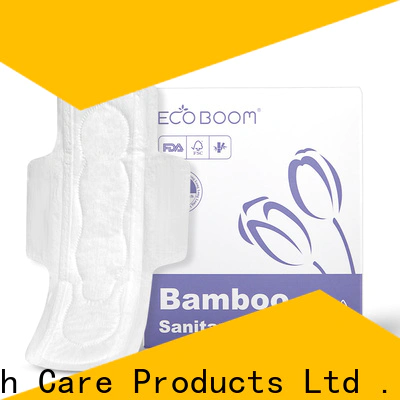 ECO BOOM OEM bamboo charcoal sanitary pads distribution