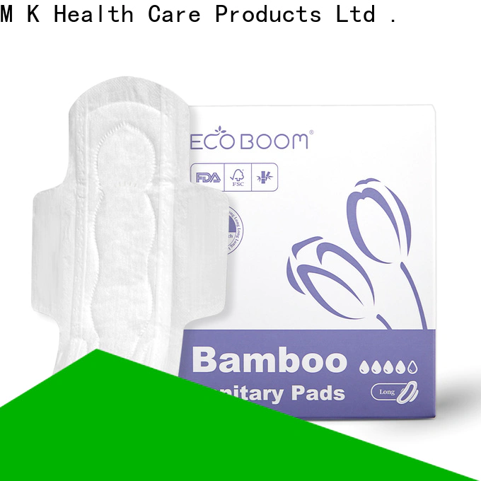 ECO BOOM bamboo fibre sanitary pads distributors