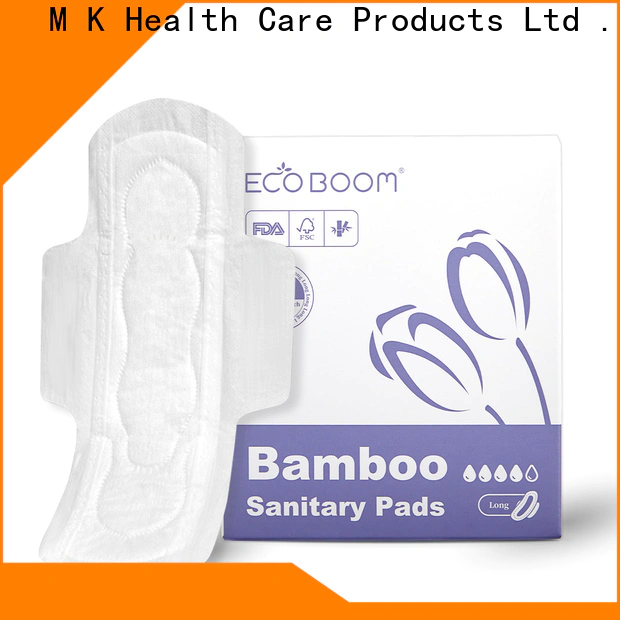 ECO BOOM organic bamboo sanitary pads distribution
