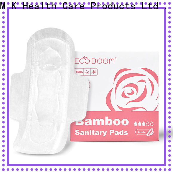 ECO BOOM bamboo disposable sanitary pads manufacturers
