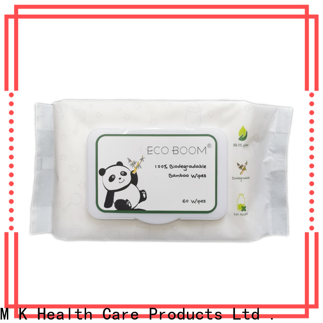 ECO BOOM Custom eco bamboo baby wipes wholesale distributors