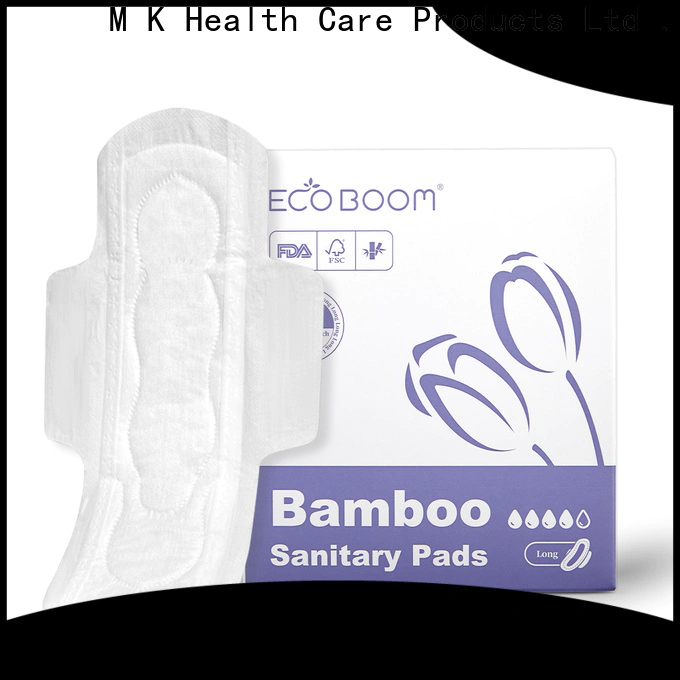 ECO BOOM Custom bamboo disposable sanitary pads distributor