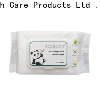 ECO BOOM Custom bamboo wet wipes manufacturers