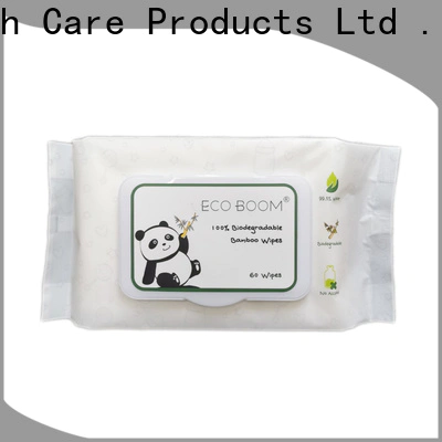 ECO BOOM bambo nature wipes biodegradable supply