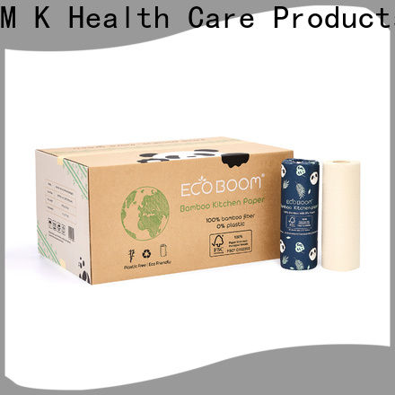 OEM reusable bamboo kitchen towel roll supply