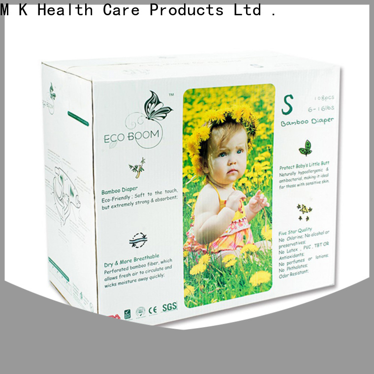 Custom organic disposable diapers supply ECO BOOM
