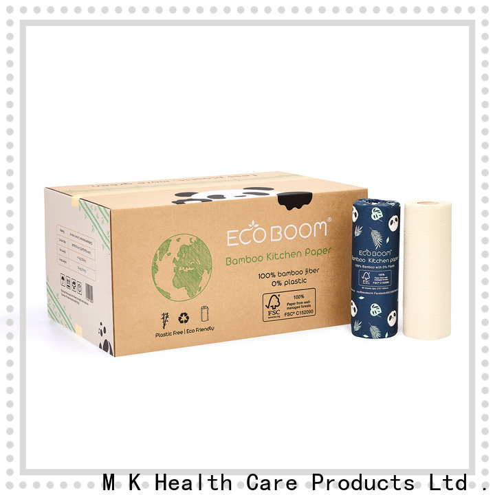 ECO BOOM reusable bamboo paper towels company