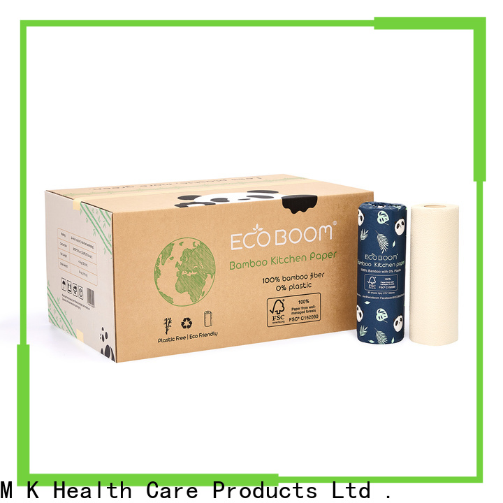 OEM reusable bamboo kitchen towel roll supply