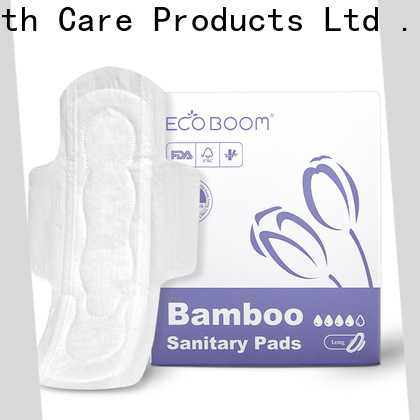ECO BOOM Join Eco Boom bamboo feminine pads factory