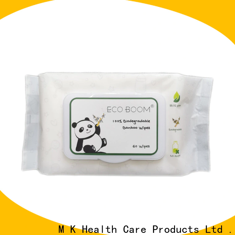 Custom bamboo wipes biodegradable distributor