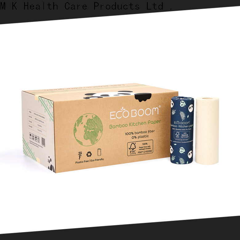 ECO BOOM Custom bamboo reusable kitchen roll supply