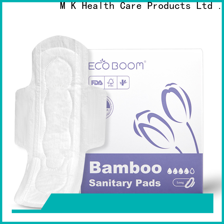 OEM organic bamboo sanitary pads supply