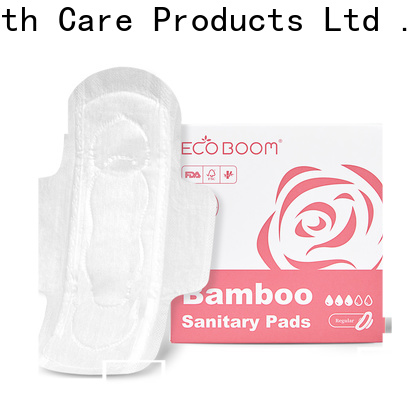 Eco Boom bamboo disposable sanitary pads partnership